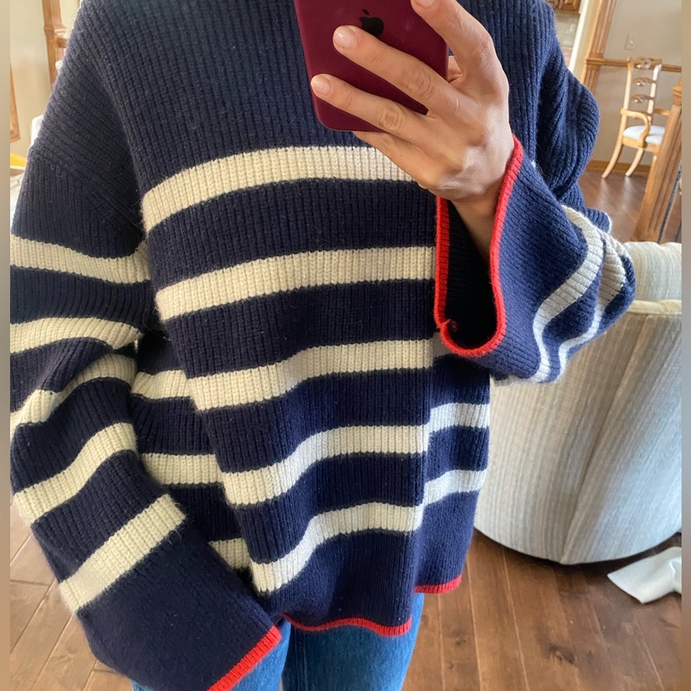Coastal Striped Zara Sweater